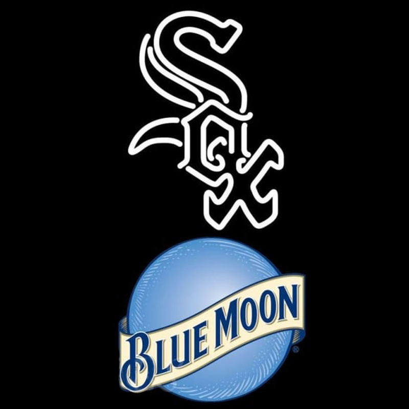 Custom Blue Moon Chicago White Sox Beer Sign Neon Sign USA Custom