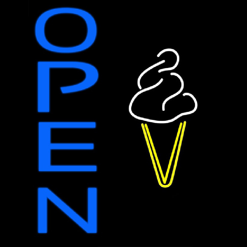 Custom Ice Cream Logo Neon Sign Usa Custom Neon Signs Shop Neon Signs Usa