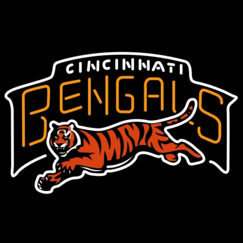 Custom Cincinnati Bengals Full Tiger Logo NFL Neon Sign Neon Sign USA ...