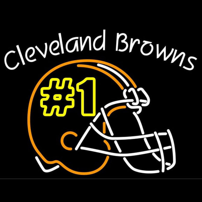 Custom Cleveland Browns Alternate Logo NFL Neon Sign Neon Sign USA