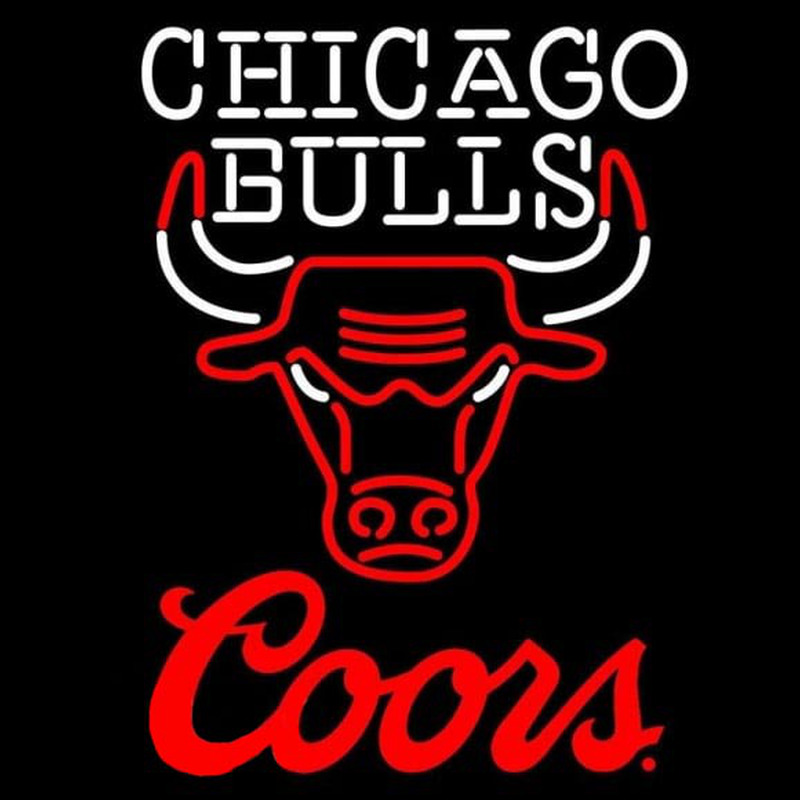 Custom Coors Logo Chicago Bulls NBA Beer Sign Neon Sign USA – Custom ...