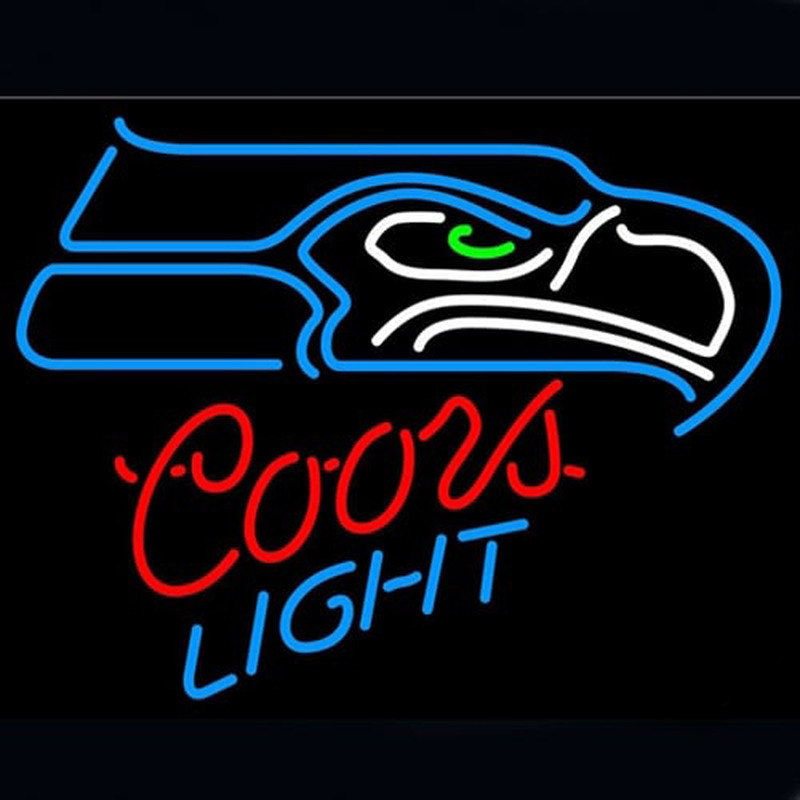 Custom Coors Light Seattle Seahawks Neon Sign USA – Custom Neon Signs