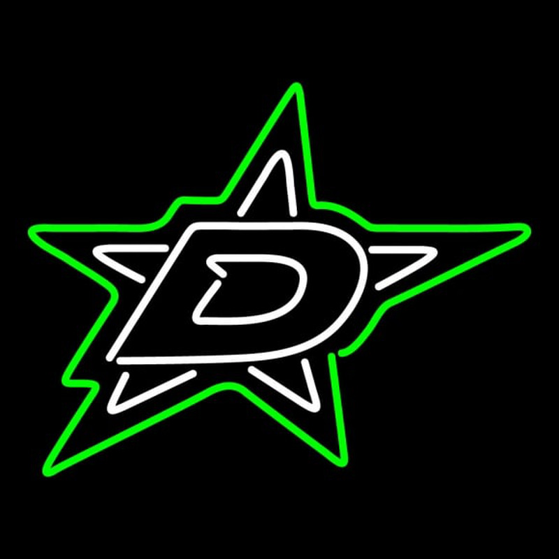 Custom Dallas Stars Primary Pres Logo Nhl Neon Sign Neon Sign USA