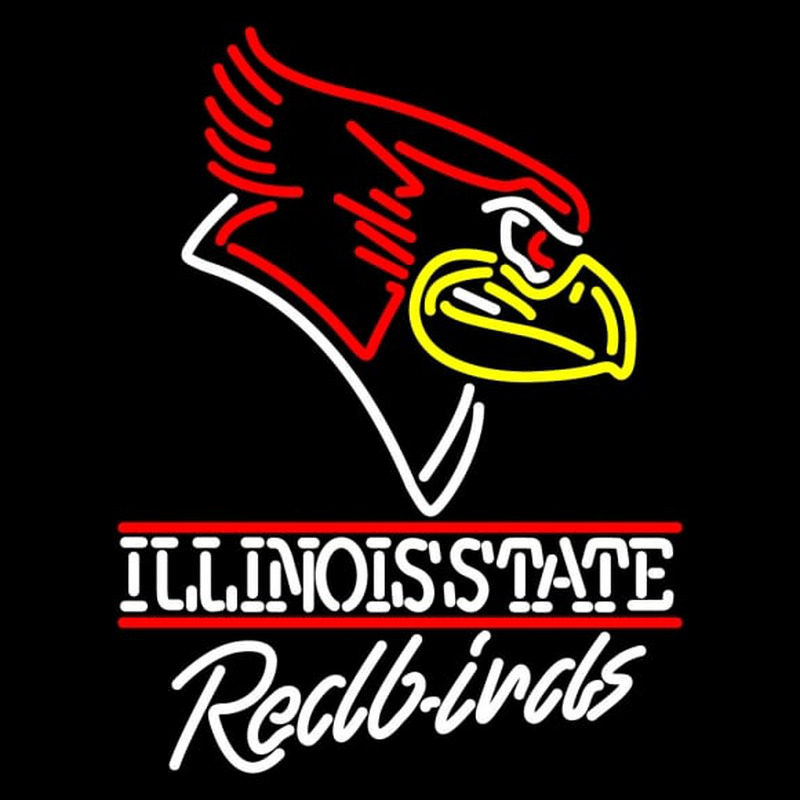 Custom Illinois State Redbirds Primary Logo NCAA Neon Sign Neon Sign ...