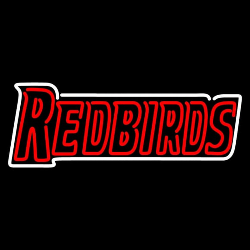 Custom Illinois State Redbirds Wordmark Pres Logo Ncaa Neon Sign Neon Sign Usa Custom Neon 8641