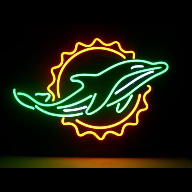 Custom Miami Dolphins NFL Neon Sign x Neon Sign USA – Custom Neon Signs