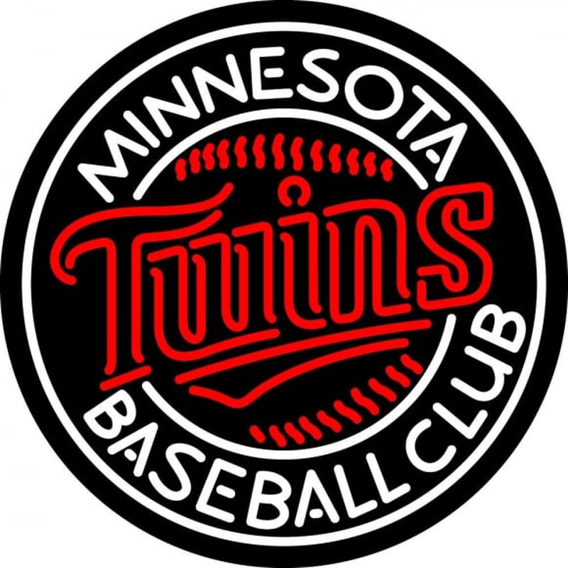 Custom Minnesota Twins MLB Logo Neon Sign Neon Sign USA Custom Neon