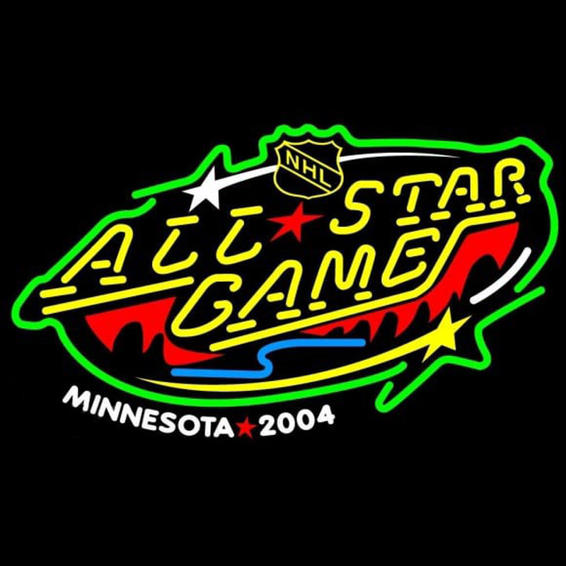 Custom Minnesota Wild 2004 All Star Game Neon Sign Neon Sign USA