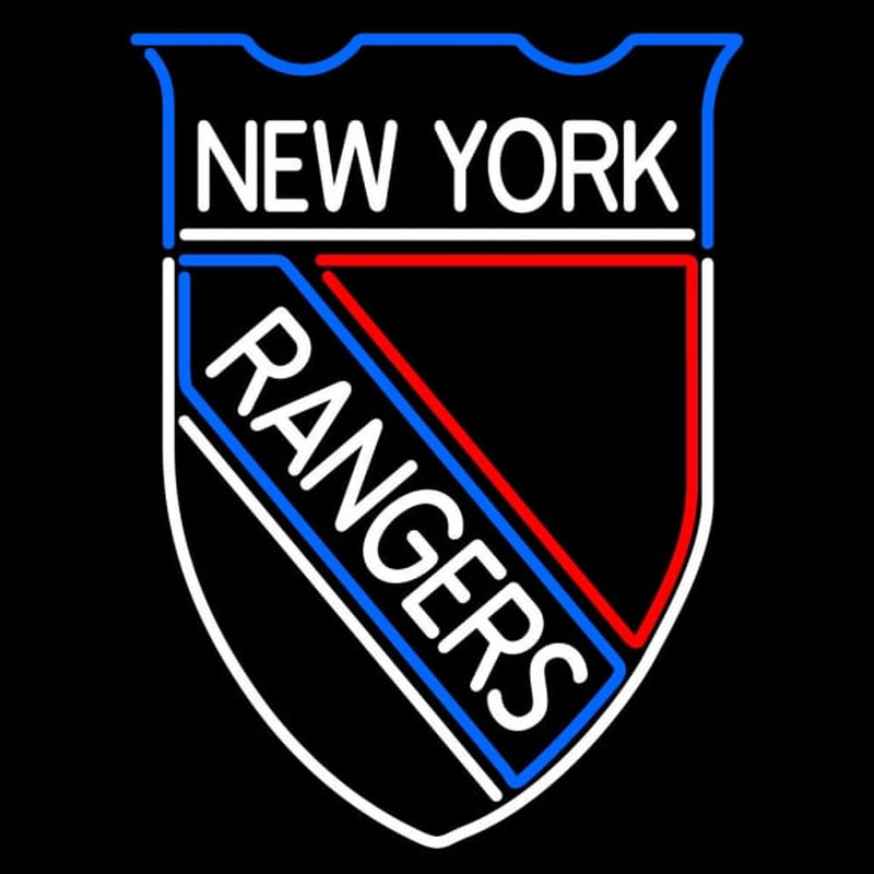 Custom New York Rangers Wordmark Pres Logo Nhl Neon Sign Neon Sign USA ...