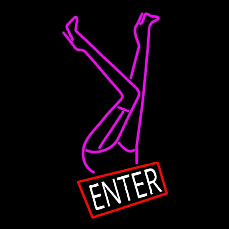 Custom Strip Girl Enter Logo Neon Sign USA – Custom Neon Signs Shop ...