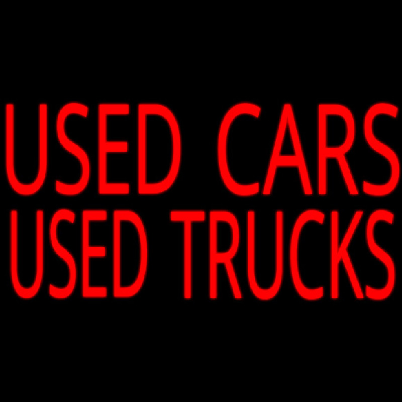 Custom Used Cars Used Truckes Neon Sign USA Custom Neon Signs Shop