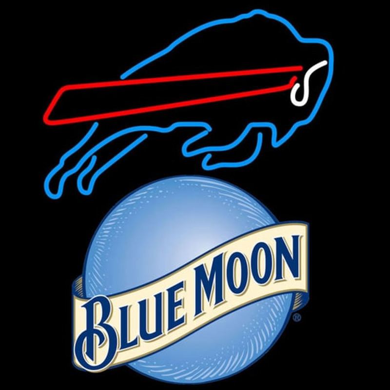 Custom blue moon buffalo bills nfl neon sign Neon Sign USA – Custom ...